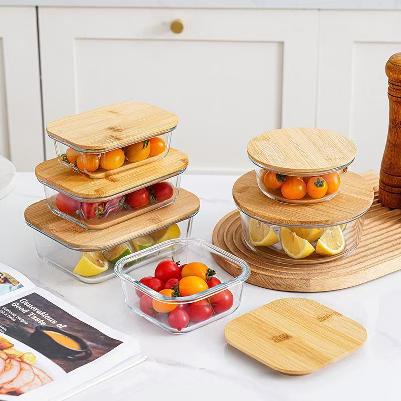 Round Glass Lunch Box Special for Microwave Oven Heating Oven with Rice Partition Fresh Fruit butter Box
Bamboo cover Round Glass Lunch Box Special for Microwave Oven Heating Oven with Rice Partition Fresh Fruit butter Box
Bamboo cover