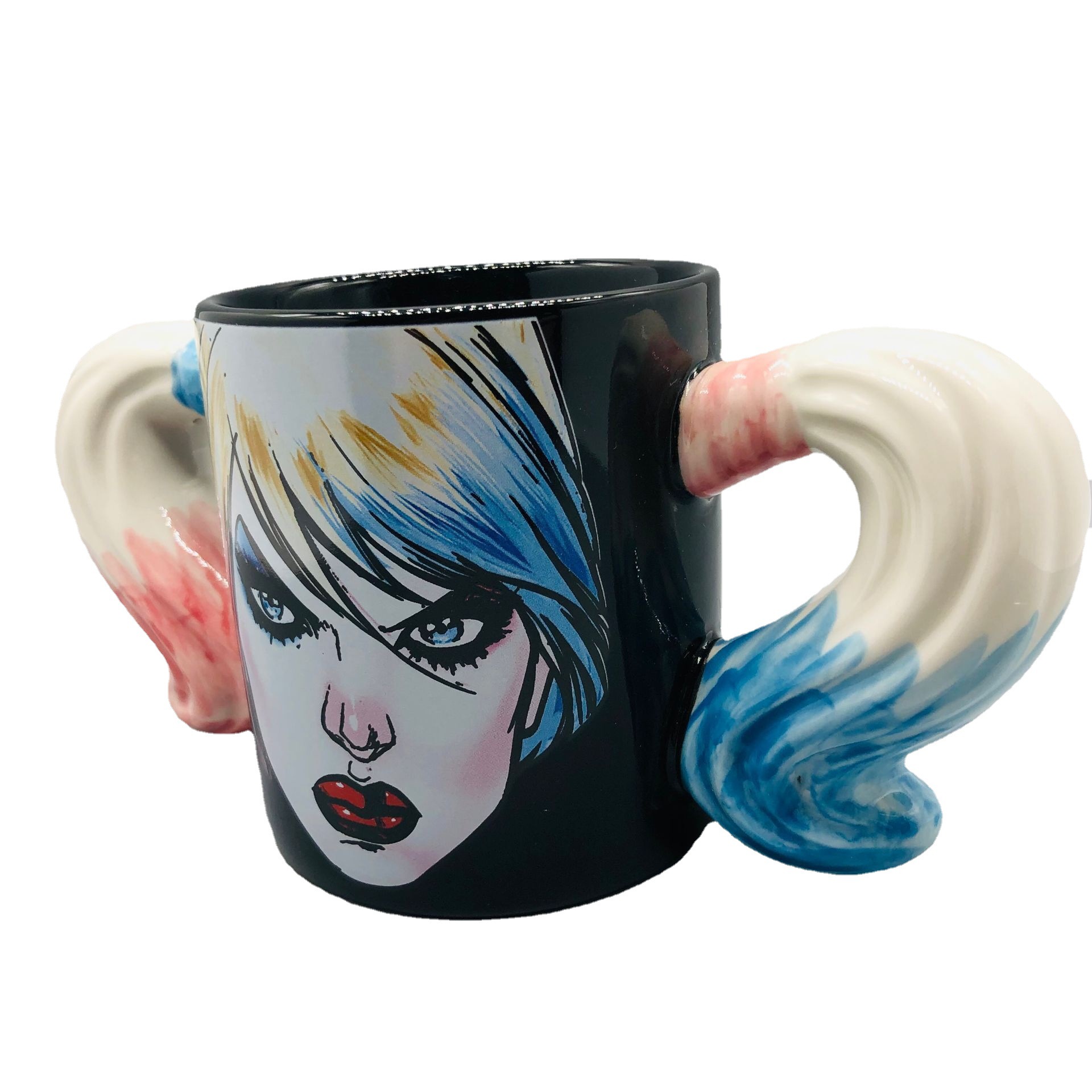 Hallie quayin taza creativa forma especial en forma de Taza de cerámica taza de café Harry quayn Taza