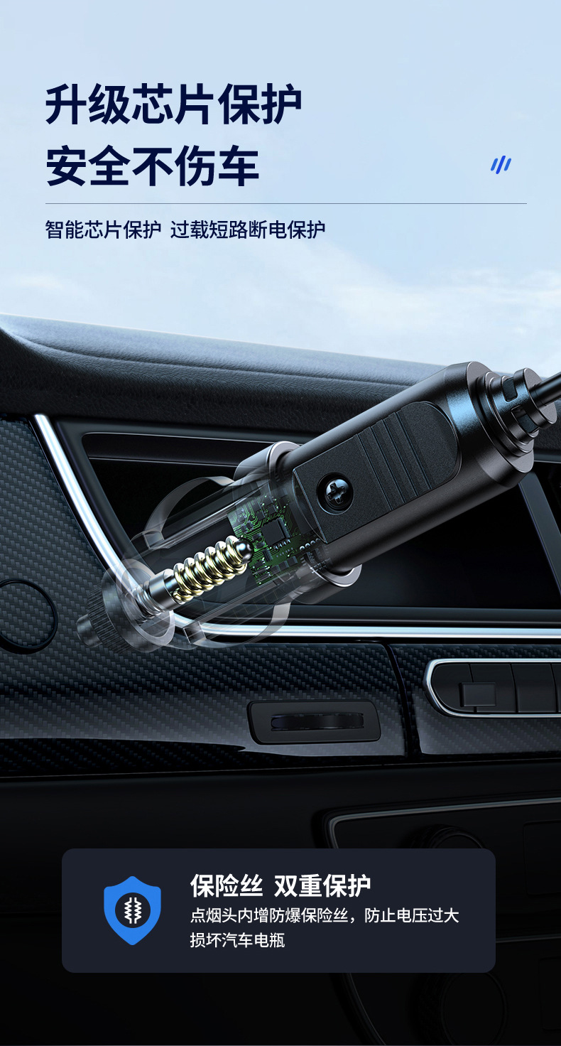 Car Air Pump 12V Portable Tire Inflator Digital Tire Pressure Gauge Electric Air Pump Car Air Pump