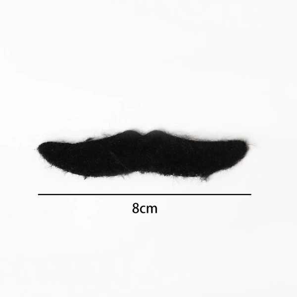 One word single beard black