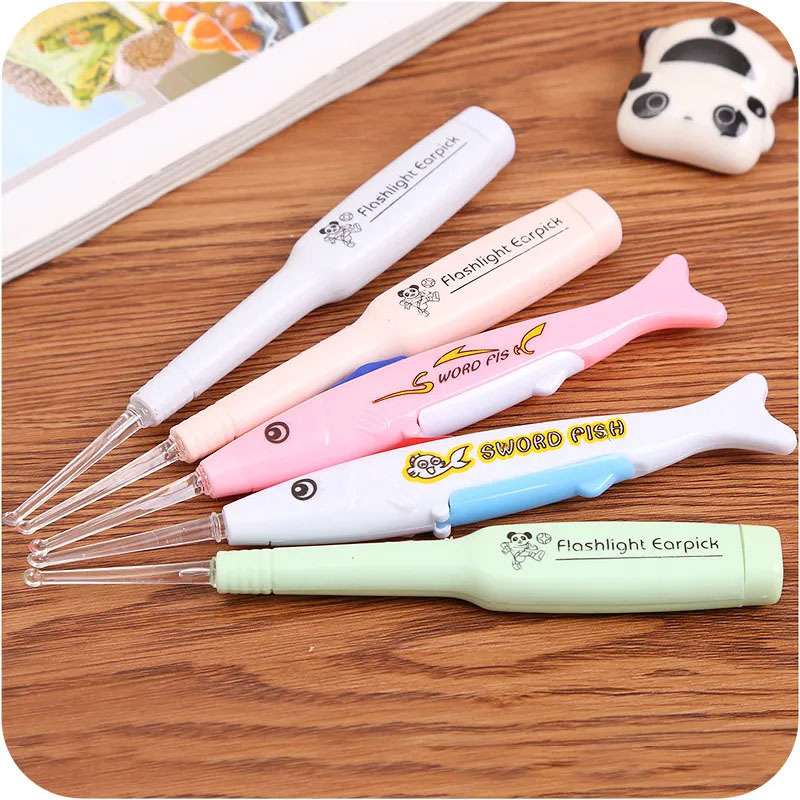 Cartoon removable hygienic glowing ear picking for children and…