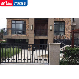 Aluminum Alloy Courtyard Gate Indoor and Outdoor Balcony Guardrail Stair Handrail House Railing Grille Fence Fence Other