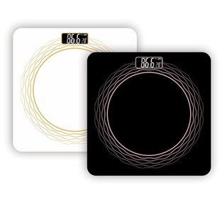 Body Scale Electronic scale weighing scale household health scale weighing scale weighing letter solid color scale tempered glass scale printed LOGO