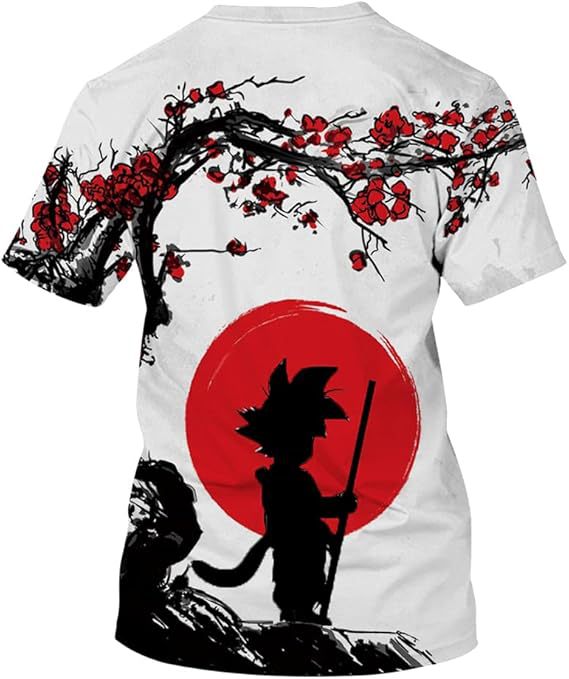 2024 moda 3D impresión digital spot hombres verano calle personalidad suelta manga corta transpirable cuello redondo camiseta