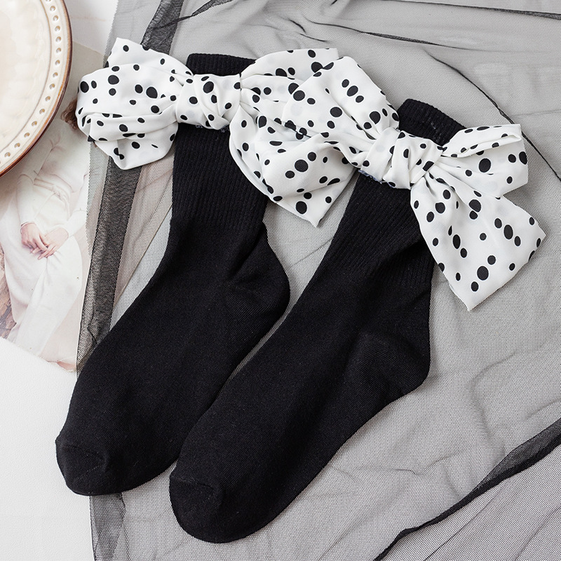 Calcetines de las nuevas mujeres arco grande estilo Lolita estilo preppy calcetines JK personalidad dulce princesa calcetines al por mayor