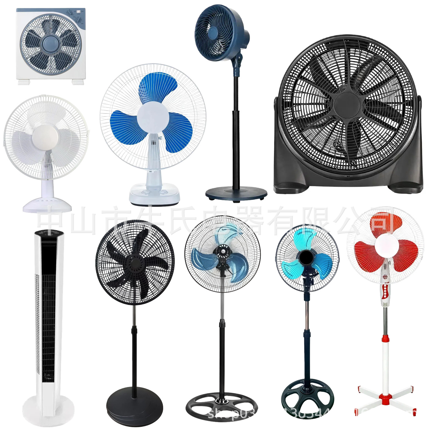 Source Factory Ventilador de piso 1in1 de 18 pulgadas 110V Gran viento Ventilador eléctrico de 18 pulgadas Pulpo europeo Explosiva africana