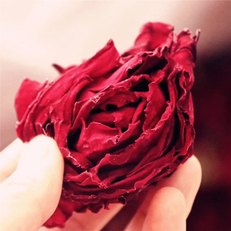 雲南墨紅玫瑰整朵玫瑰花冠新貨烤乾凍干玫瑰花茶食用乾花批發