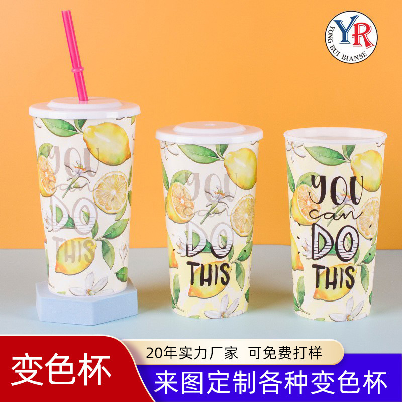 Internet Red Special PP Cup McDonald's Color Changing Cup Cold Coca-Cola New Joint Household Water Cup Beer Cup