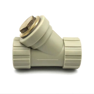 PPR过滤器 灰色y型过滤器 20-63 PPR热熔水管配件