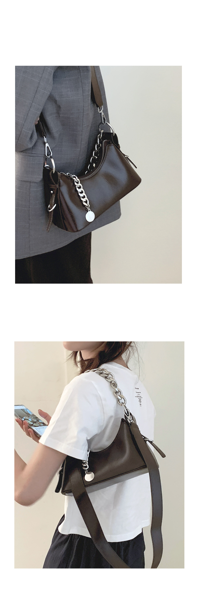 Women's Small Square Chain Crossbody Bag For Women Elegant Style_voghion.com