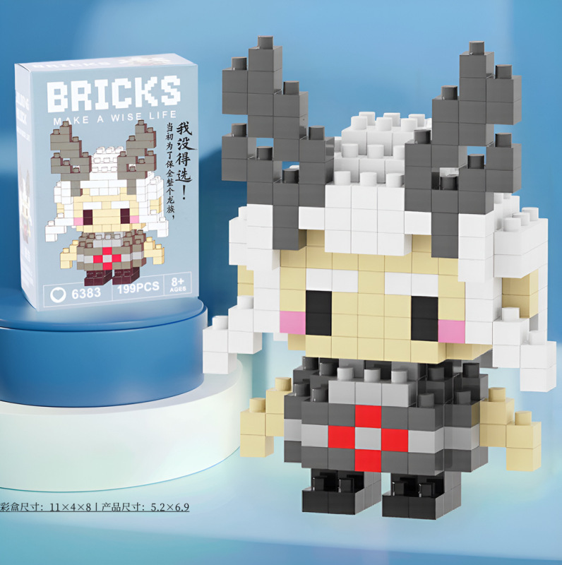 レゴビルディングブロック、小さな粒子ビルディングブロック、ステッチ漫画ブラインドボックスビルディングブロック、男の子と女の子向けの子供用知育玩具と互換性があります。|undefined
