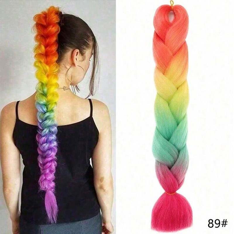 Peruca de trenza africana mujer color trenza artefacto de alta temperatura seda de trenza cabello cabello cab