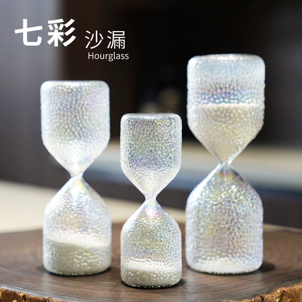 Скандинавские цветные стеклянные песочные часы, креативный подарок, домашний декор, оптовая продажа от производителя.