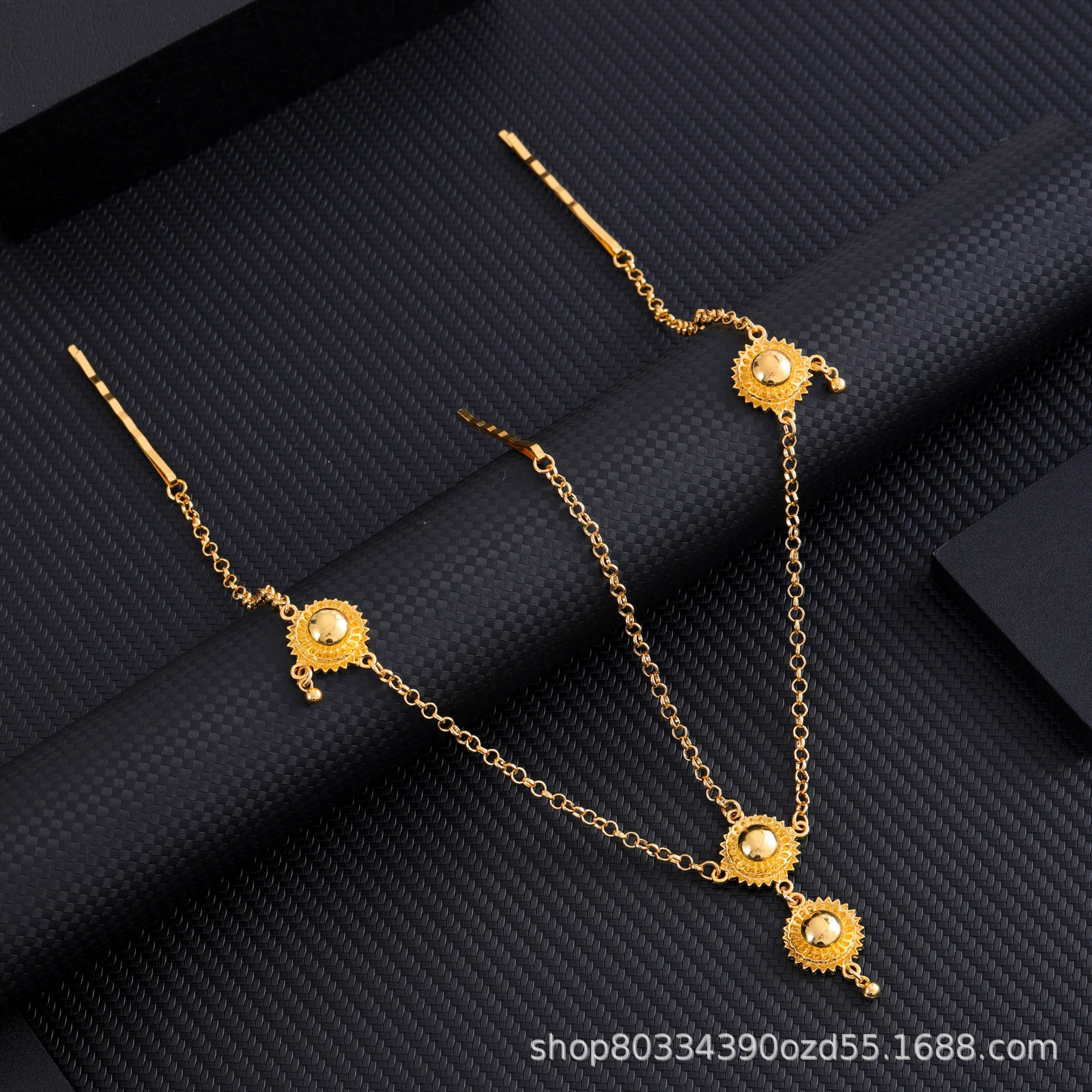 Ближний Восток трансграничное покрытие 24K золотая головная цепочка Аксессуары Ша Джин Женские Ювелирные Головные Уборки Сложные полые сокровища