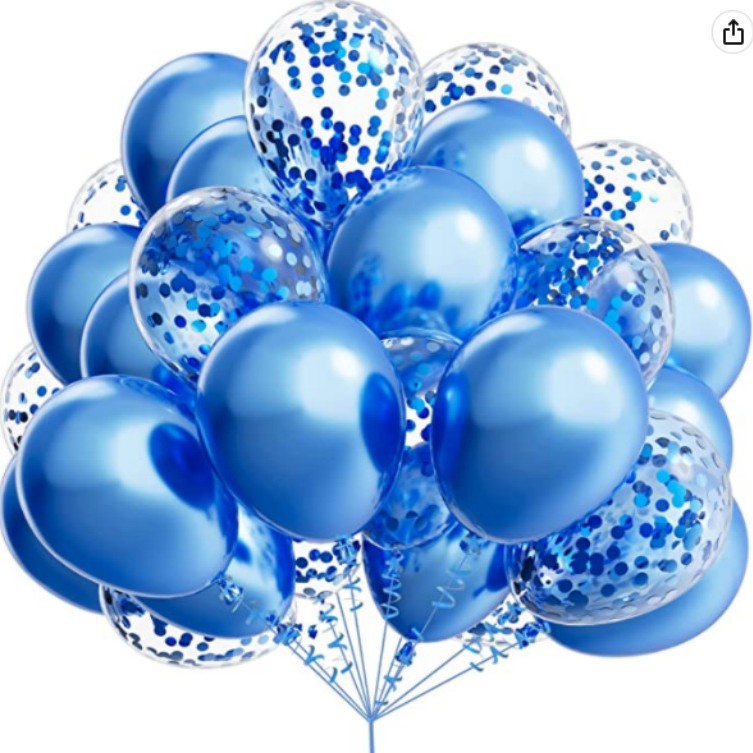 Metal globo de plata 40 unidades 10 pulgadas metal plata y confeti globo de látex fiesta de cumpleaños a granel