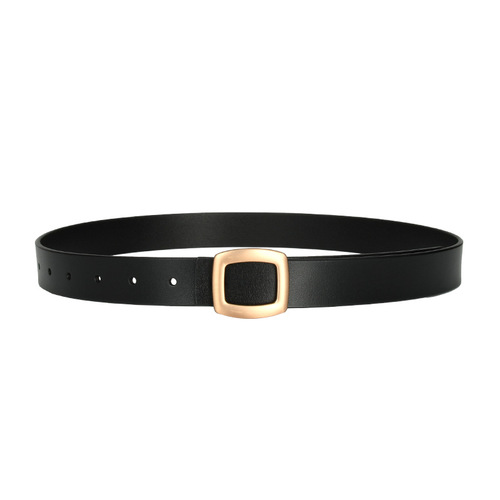 Retro belt belt for women, decorative versatile jeans belt with windbreaker, trousers and dress, simple and fashionable real belt