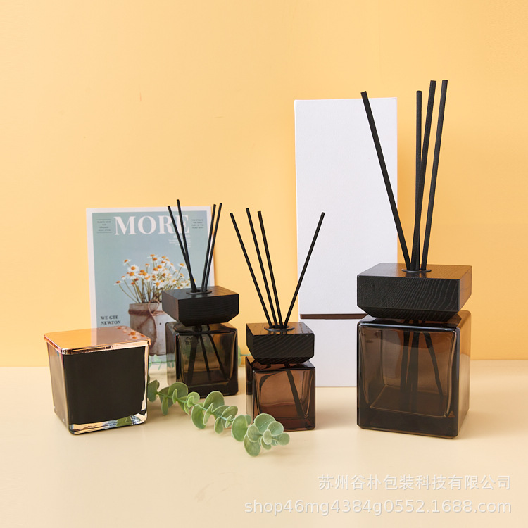 Square brown aromatherapy