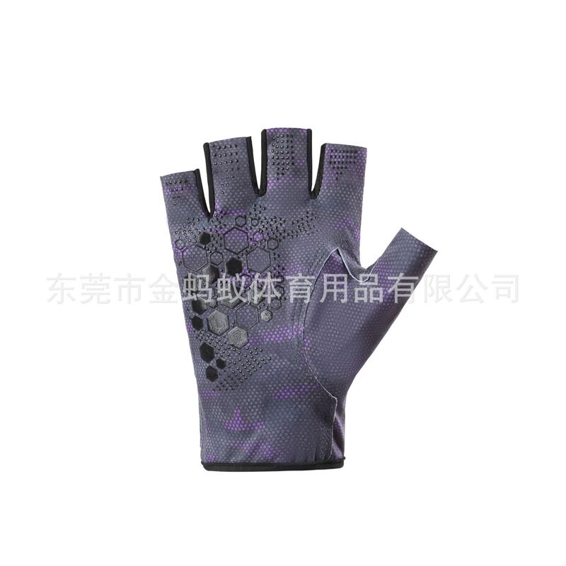 Laxue Li 滑り止め通気性 5 本指釣り手袋耐摩耗性日焼け止め快適な岩釣り屋外手袋|undefined