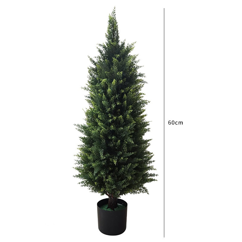Shengyuan nuevo pinos de Navidad simulación de Navidad, diseño de paisaje de ciprés artificial, decoración del hogar