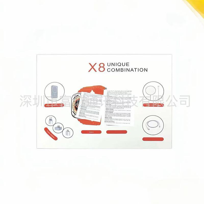 X8 Smart Watch Six-Piece Set 5Th Generation Bluetooth Headset Combination Set Call Watch Cross-Border Foreign Trade Watch Factory