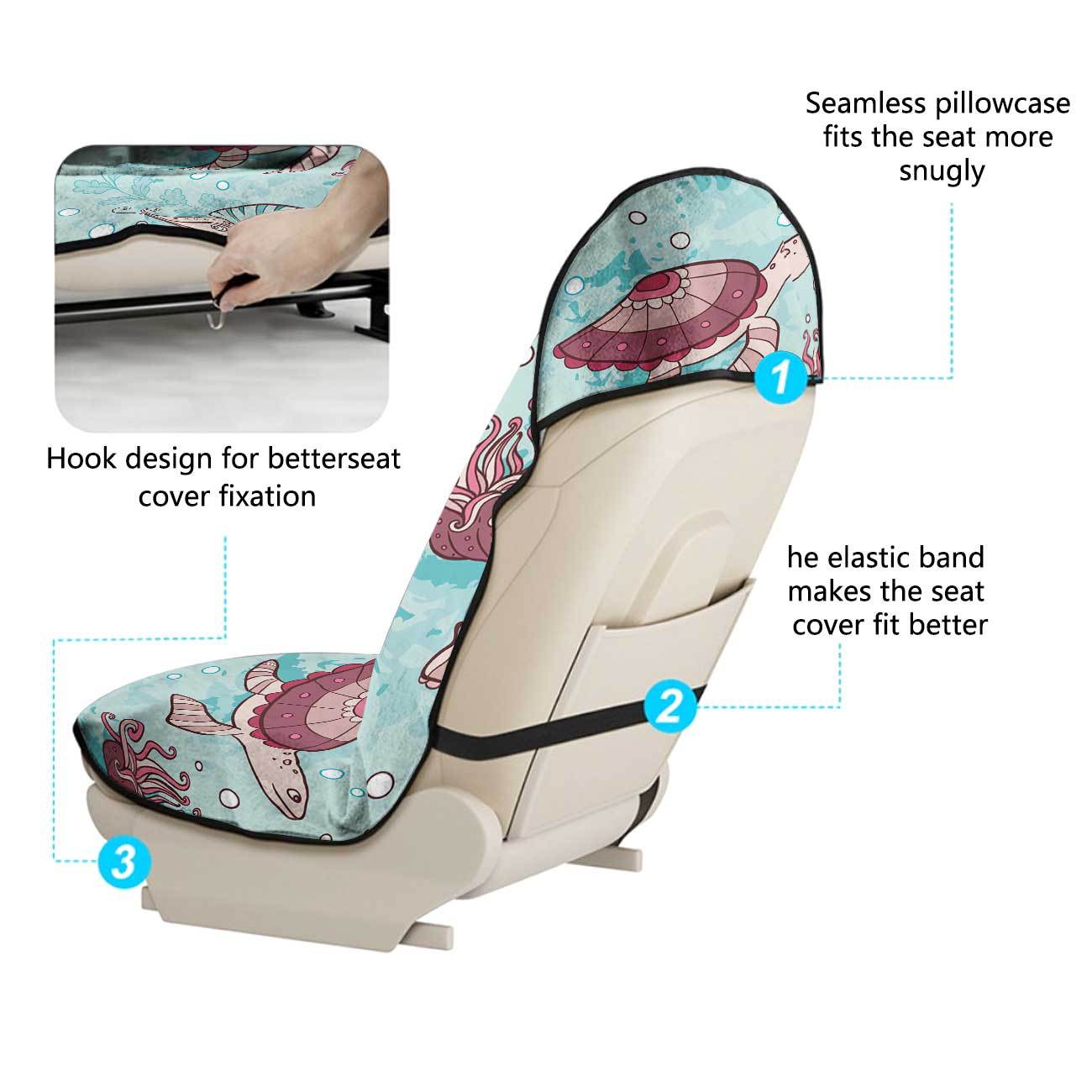 Marine seat towel cover front seat protector suitable for gym and exercise, universal for all seasons and car use
