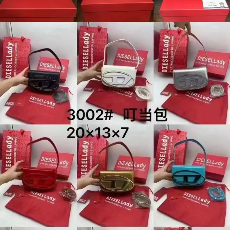 Cross-Border Fashion Niche Design Diese2026 Popular Versatile Dingdang Bag Classic Small Square Bag Single Shoulder Underarm Bag