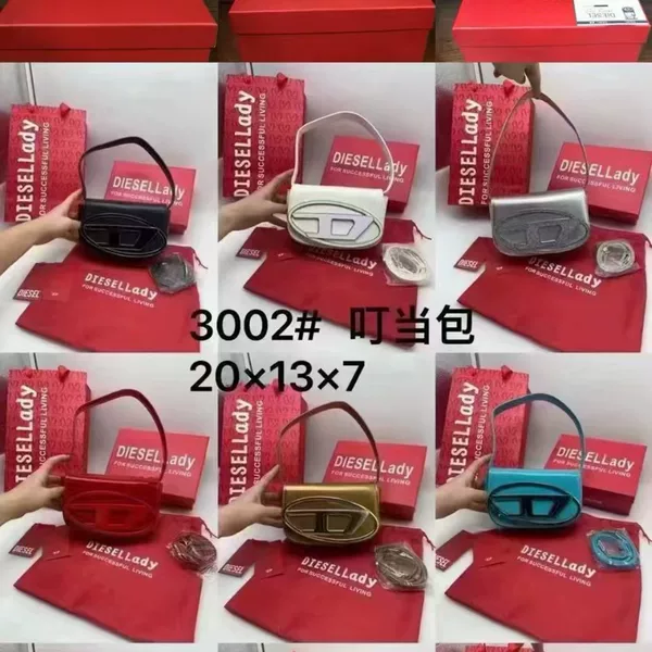 Cross-Border Fashion Niche Design Diese2026 Popular Versatile Dingdang Bag Classic Small Square Bag Single Shoulder Underarm Bag
