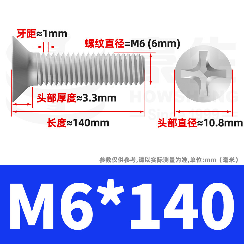304ステンレスネジのネジの十字溝の平頭のネジのKMの機械の糸の小さいネジのm 2m 3m 4m 5m 6|undefined