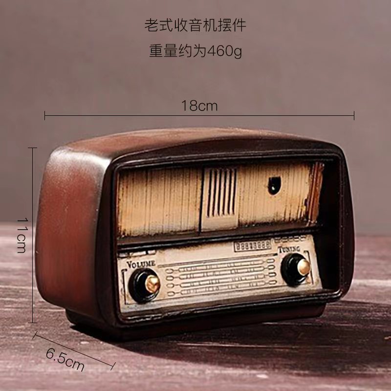 Zakka雑貨家庭装飾品レトロ古い工芸品装飾品古いラジオ|undefined