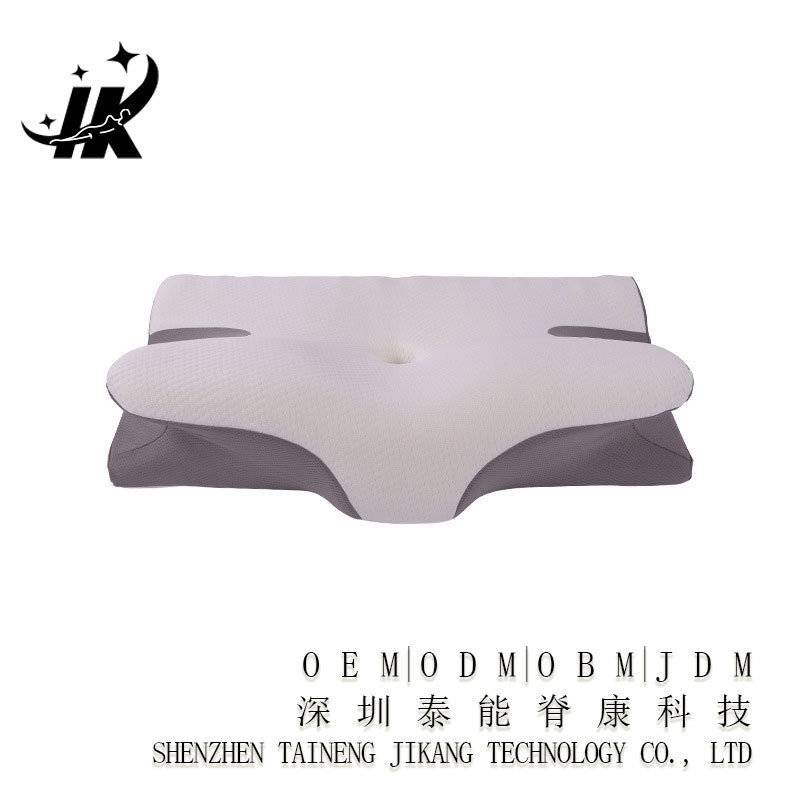 OEM personalizado memoria de algodón explosión tipo mariposa almohada de tracción cervical transfronteriza almohada de tracción ergonómica función de protección del cuello dormir lateral image 8