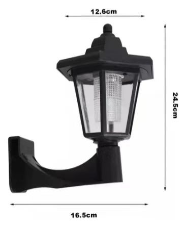 Comercio electrónico transfronterizo lámpara de pared hexagonal solar al aire libre impermeable patio Villa hexagonal corte iluminación lámpara de pared image 9
