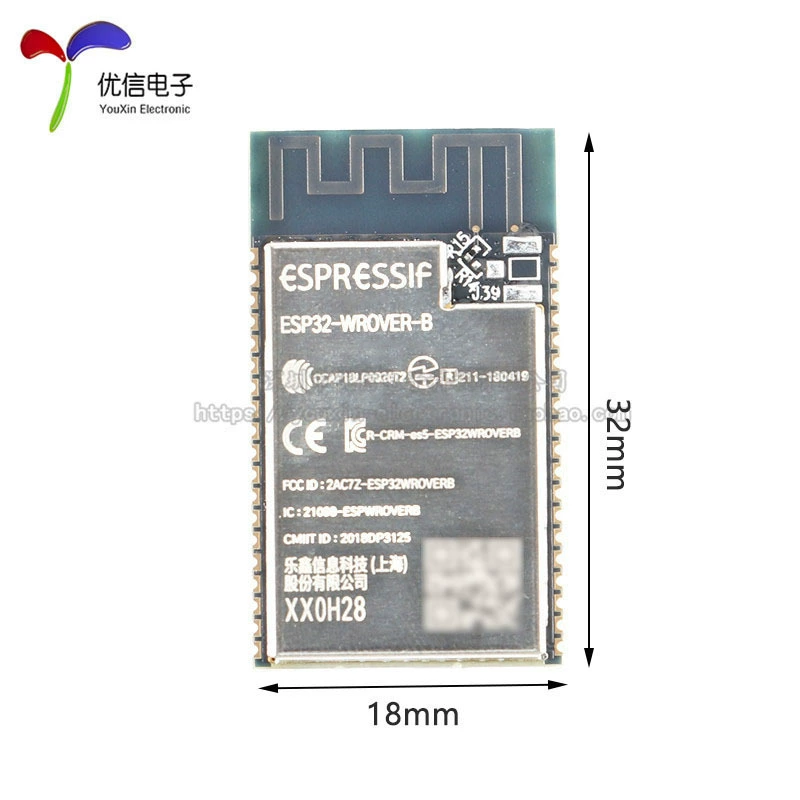 Оригинальный модуль ESP32-WROVER-B двойной ядро WiFi & Bluetooth MCU IoT беспроводной модуль