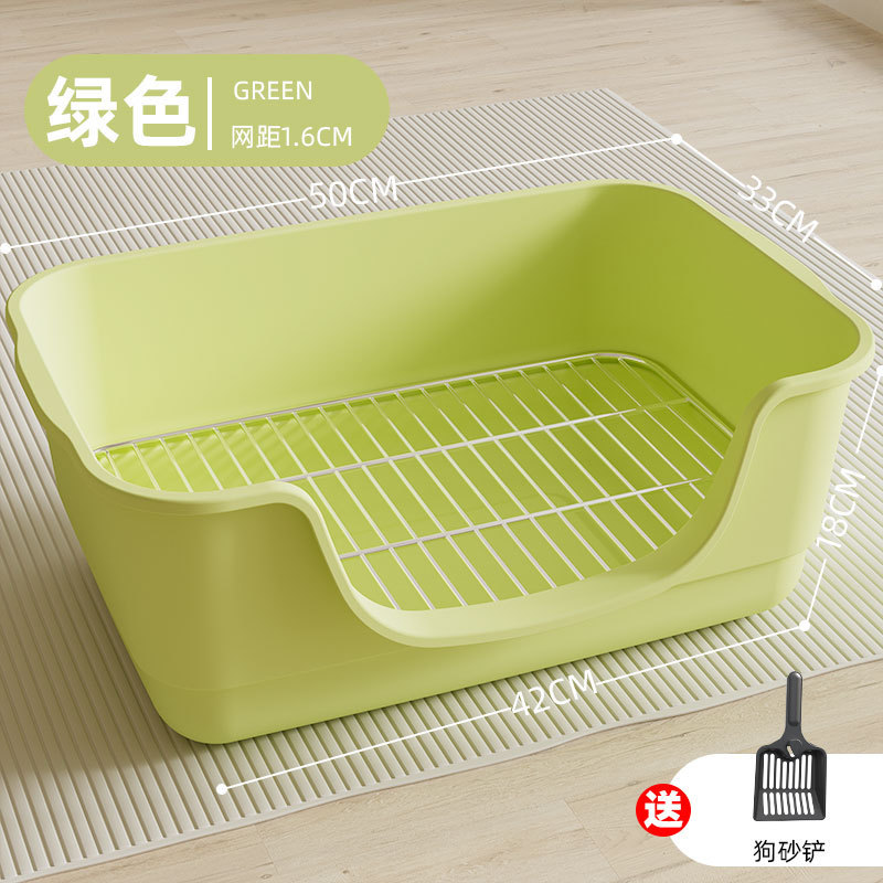 狗厕所浴缸不锈钢狗厕所狗防踩屎狗砂盆便盆宠物用品狗跨境热销|undefined