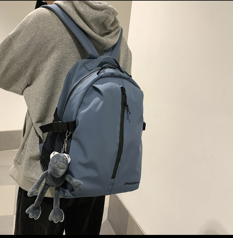 Schulranzen Mit Großem Fassungsvermögen Einfacher Oberschüler Harajuku Mori Rucksack display picture 14