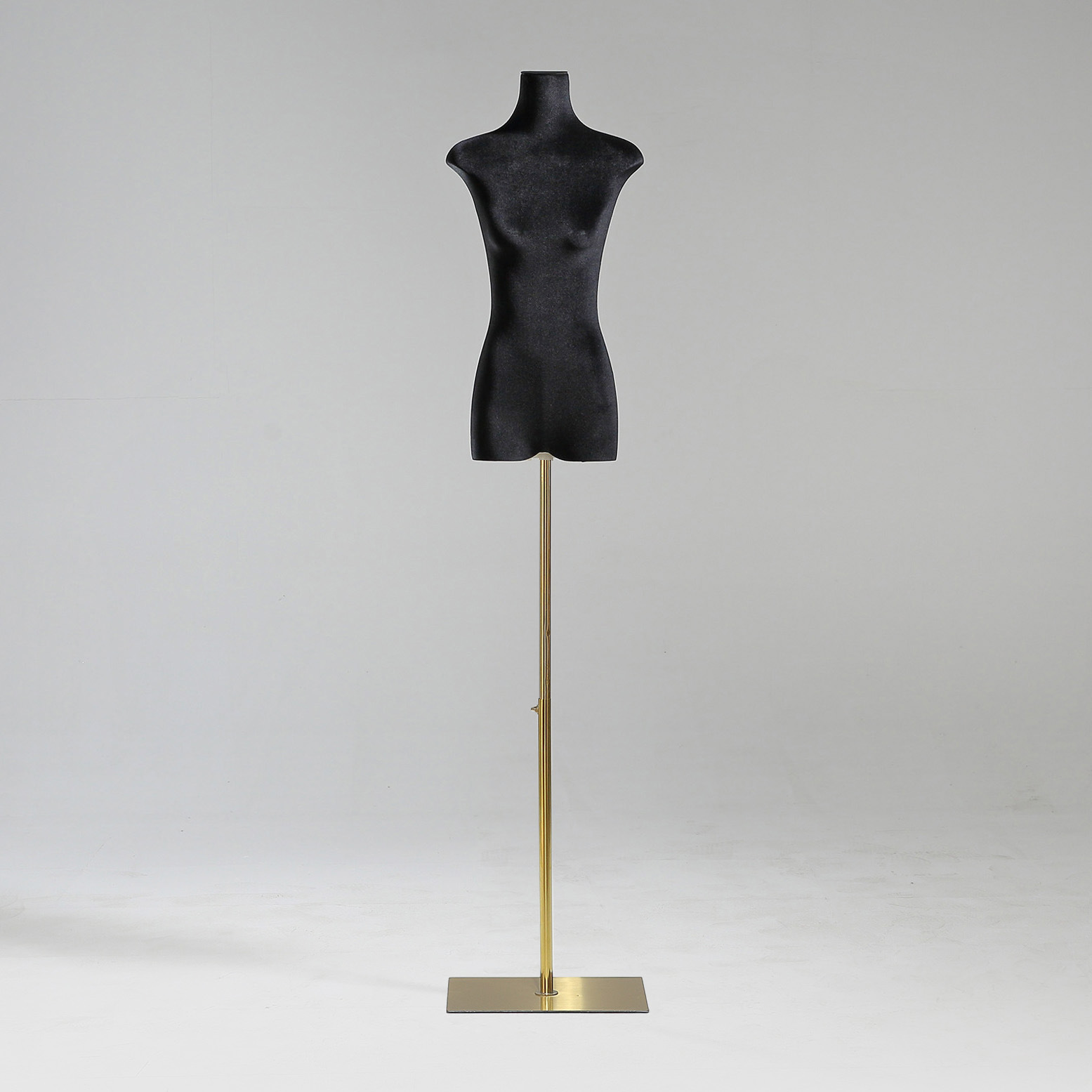 Modelo de tienda de ropa estante de exhibición de terciopelo pecho plano cuerpo plano ropa de mujer modelo de busto accesorios ventana estante modelo de plataforma image 30