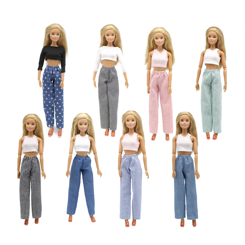 29cm Doll Princess Denim Loose Pants Sleeveless t Suit Fashionista Xiaobu Frob 29cm Doll Princess Denim Loose Pants Sleeveless t Suit Fashionista Xiaobu Frob