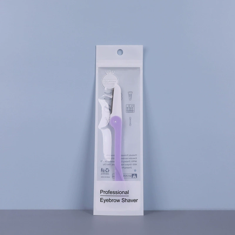 Eyebrow Razor Set, Foldable Handle with Protective Cover, Multi-Color Bulk Pack