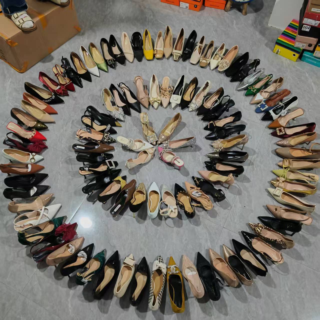 高跟鞋女.细跟浅口高级感尖头通勤礼仪.职场.百搭时尚.久穿不累脚