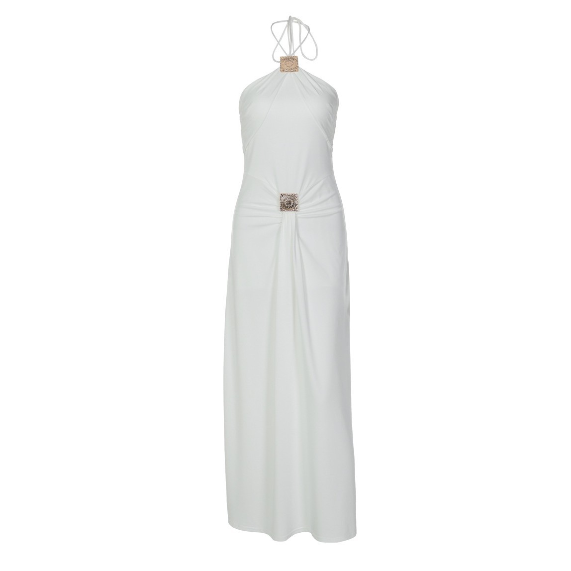 Women's Clothing Fashion Dress Spring Summer New Arrivals Sexy Fitted Waist Hollow Back Tie Up Clothing_ecoleips.com
