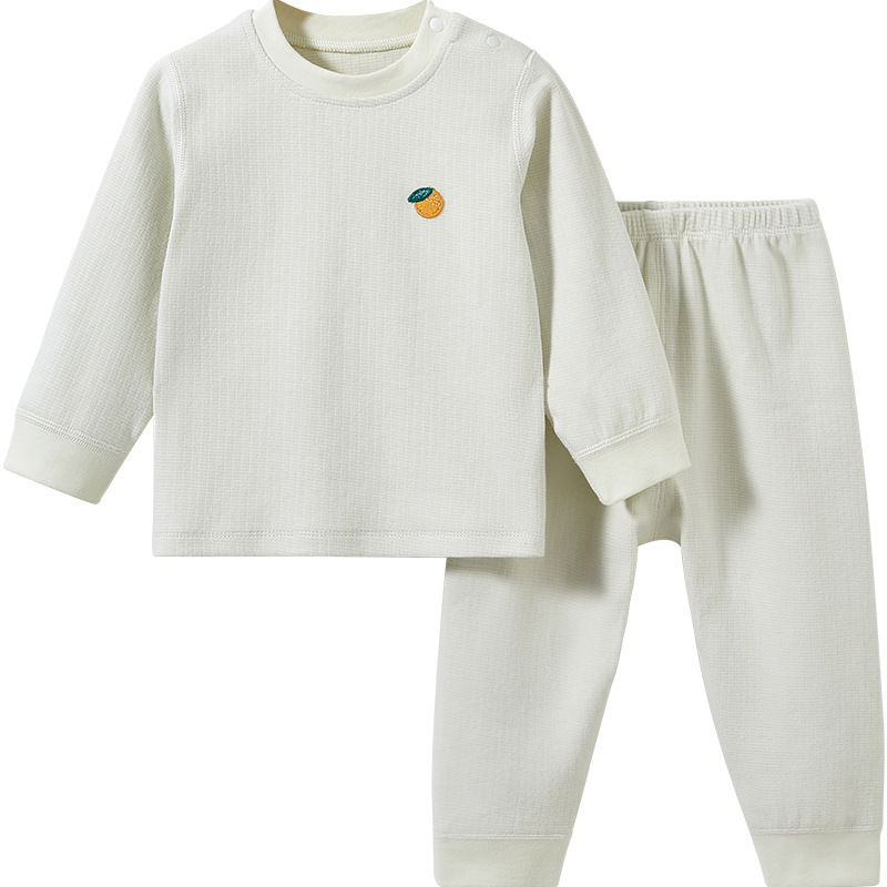 Ropa de otoño para bebés, trajes de pantalones largos, ropa de base para niños de primavera, otoño e invierno, pijamas divididos para niños y niñas, ropa interior térmica para bebés