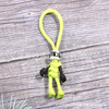 New product Buddy Paracord Keychain woven mask doll pendant spot