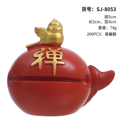 resin crafts decoration ornaments, Car ornaments - small-wooden-fish