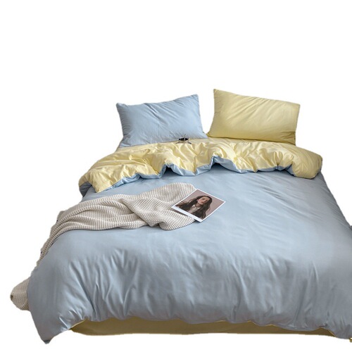2024 Japanese four-piece student dormitory four-piece bed and breakfast bedding hotel three-piece gift wholesale