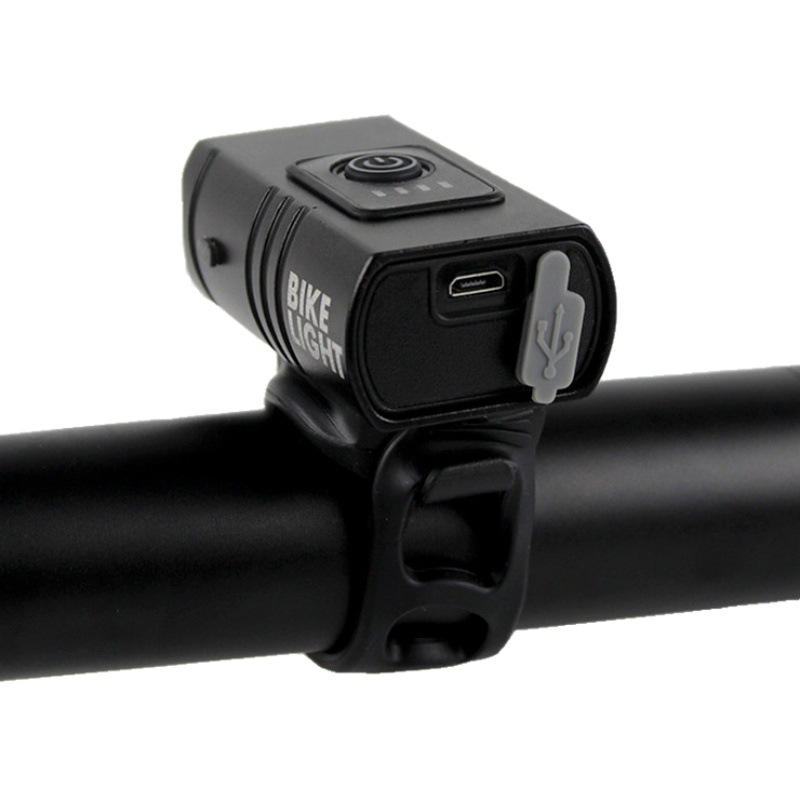 Luz de la bicicleta del faro usbT6 luz fuerte luz linterna equipo de equitación noche Riding Road mountain bike accesorios luz trasera