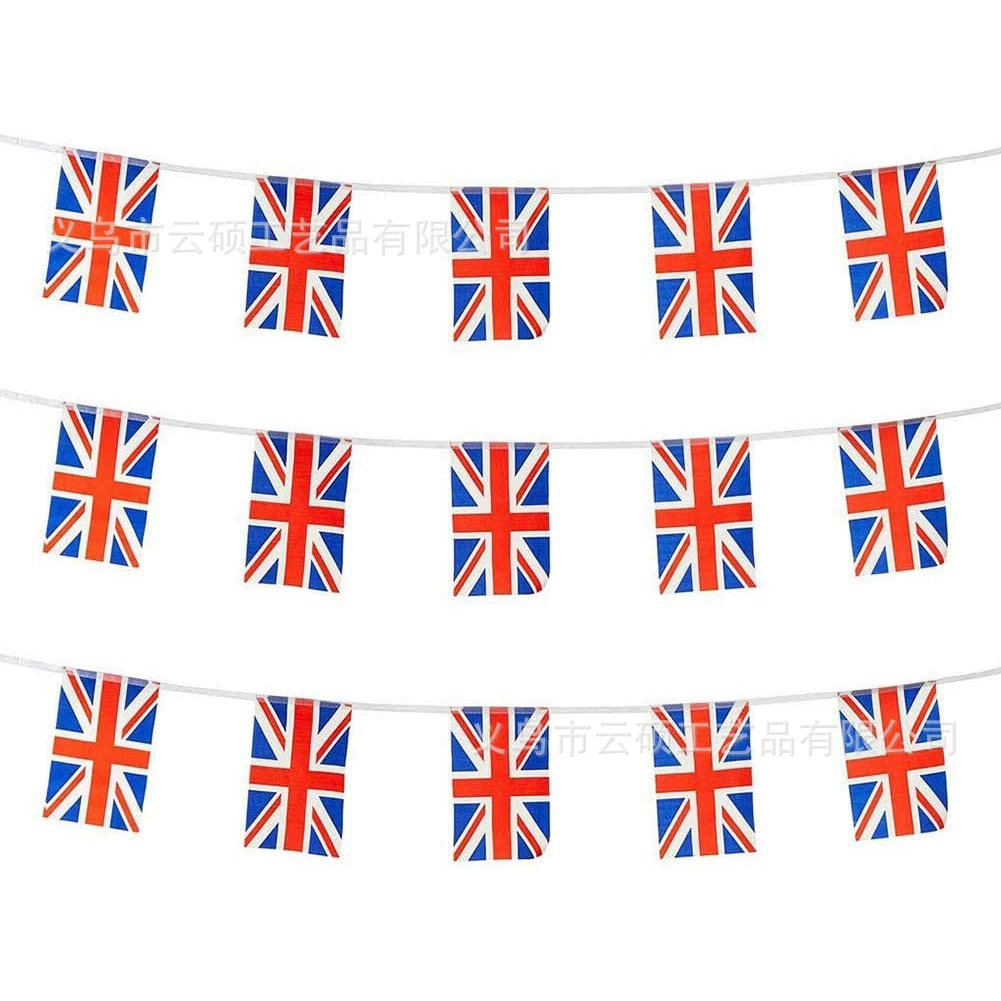 10 метров 8 14*21 см Британский флаг треугольника флага треугольника британского флага украшали флаг