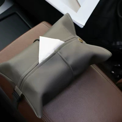 New Car Armrest Box Tissue Car tissue box/set - dark-gray-car-model