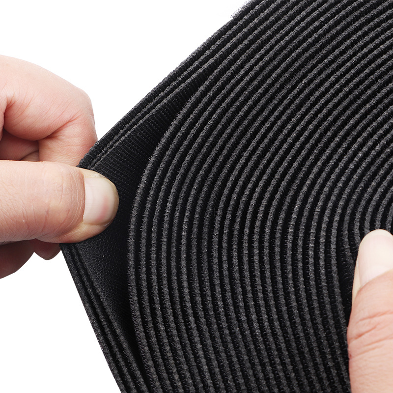 Bulk high-elasticity parent-child hook and loop fasteners, non-slip, frictionless elastic hook and loop fasteners, nylon velcro