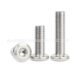304 Stainless Steel Slant Edge Flat Head Hexagon Socket Screw Furniture Inverted Edge Hexagon Socket Screw M2M3M4M5M12