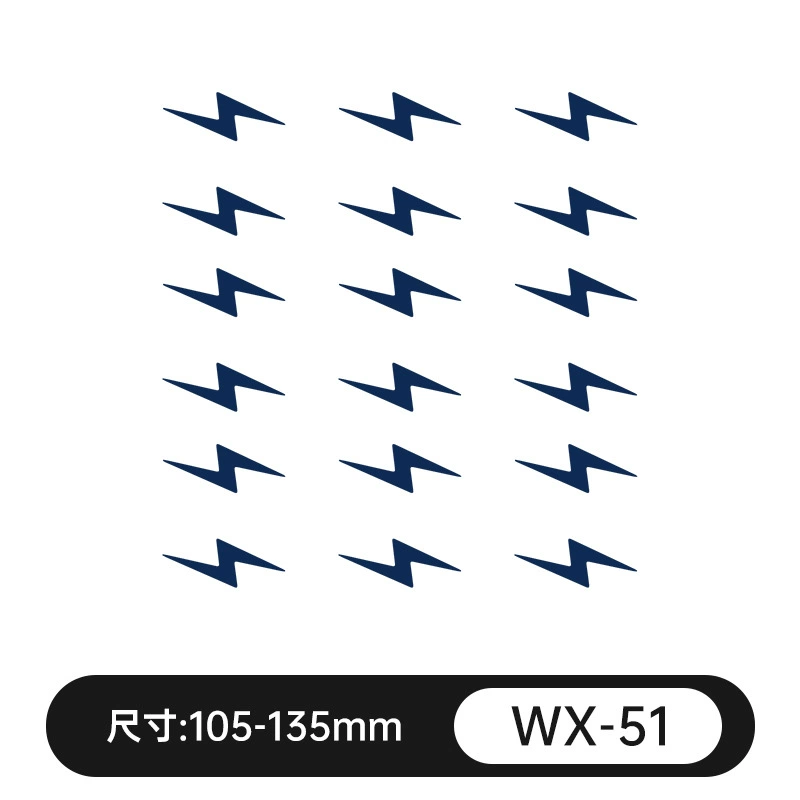 Waterproof fresh retroreflective herbal tattoo stickers for men and women, long-term effect