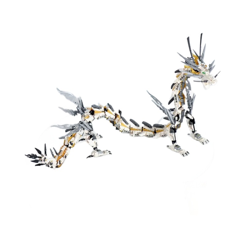 KaiZhiKY8093 Space Monster Mechanics White Hurricane Mech Compatible con Lego Juguetes para niños